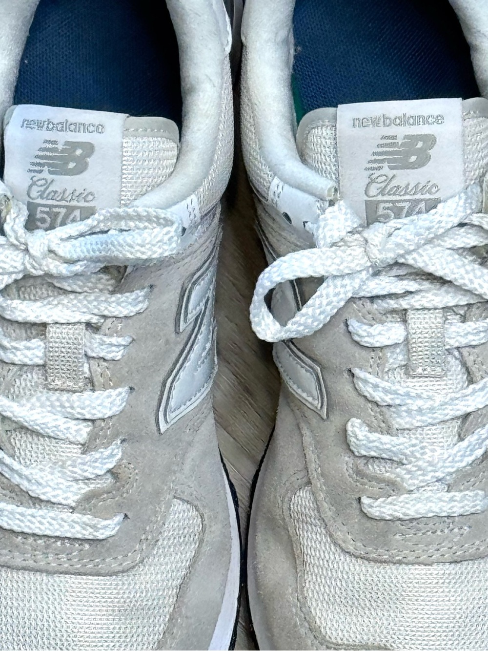 New Balance 574 Nimbus Cloud Suede Mesh Sneakers Running Shoes Size 7.5 - Picture 5 of 10